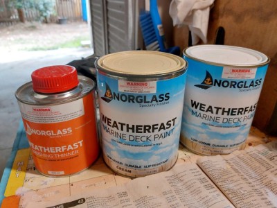 Norglass non skid deck paint Teria I563